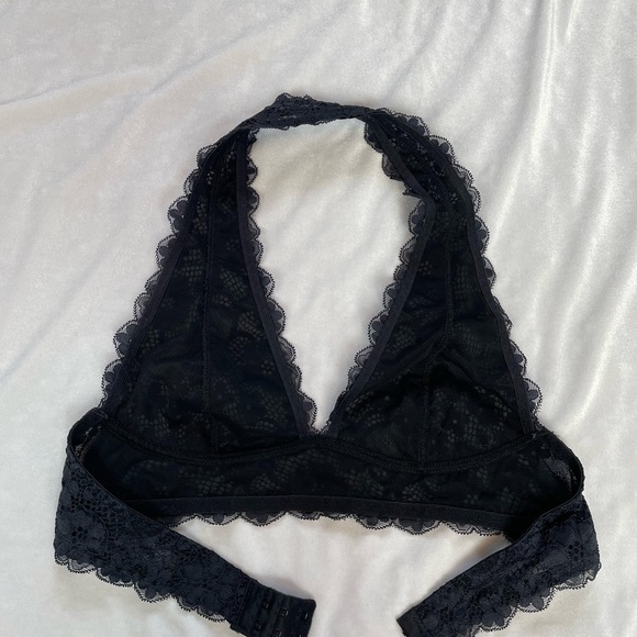 Intimately Free People lace bralette halter neck back hooks boho style size sm - Picture 1 of 3
